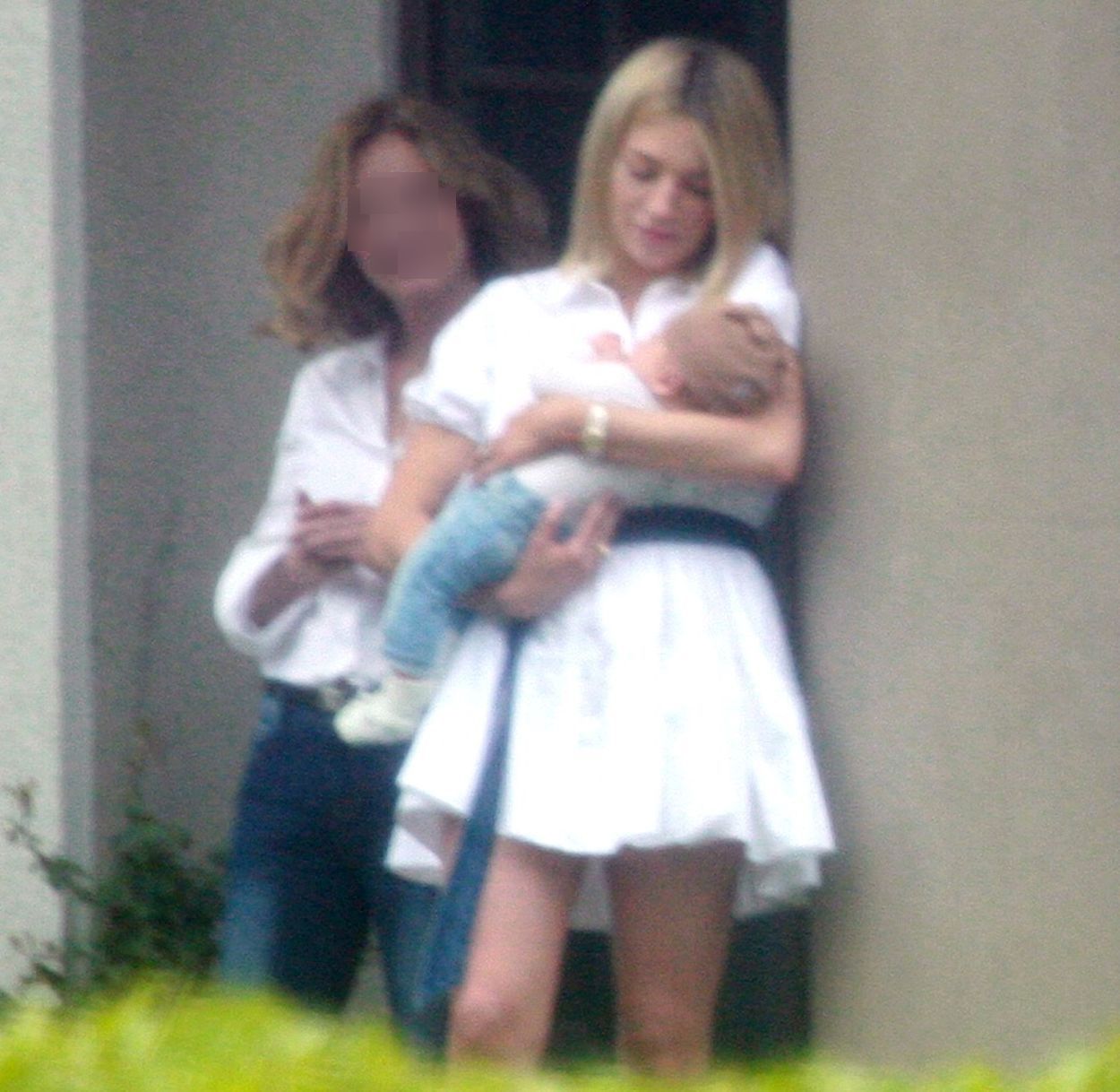 Martyna Gliwińska z dziećmi Jarosława Bieniuka