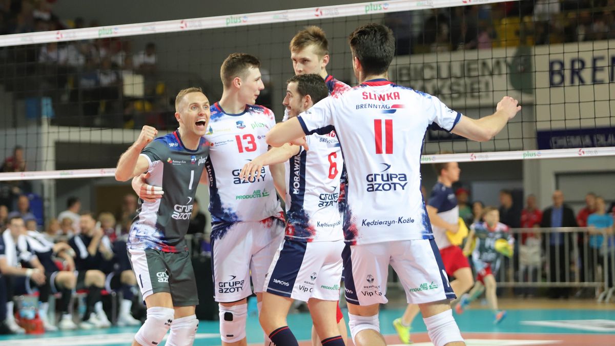 WP SportoweFakty / Tomasz Kudala / Na zdjęciu: siatkarze ZAKSA Kędzierzyn-Koźle