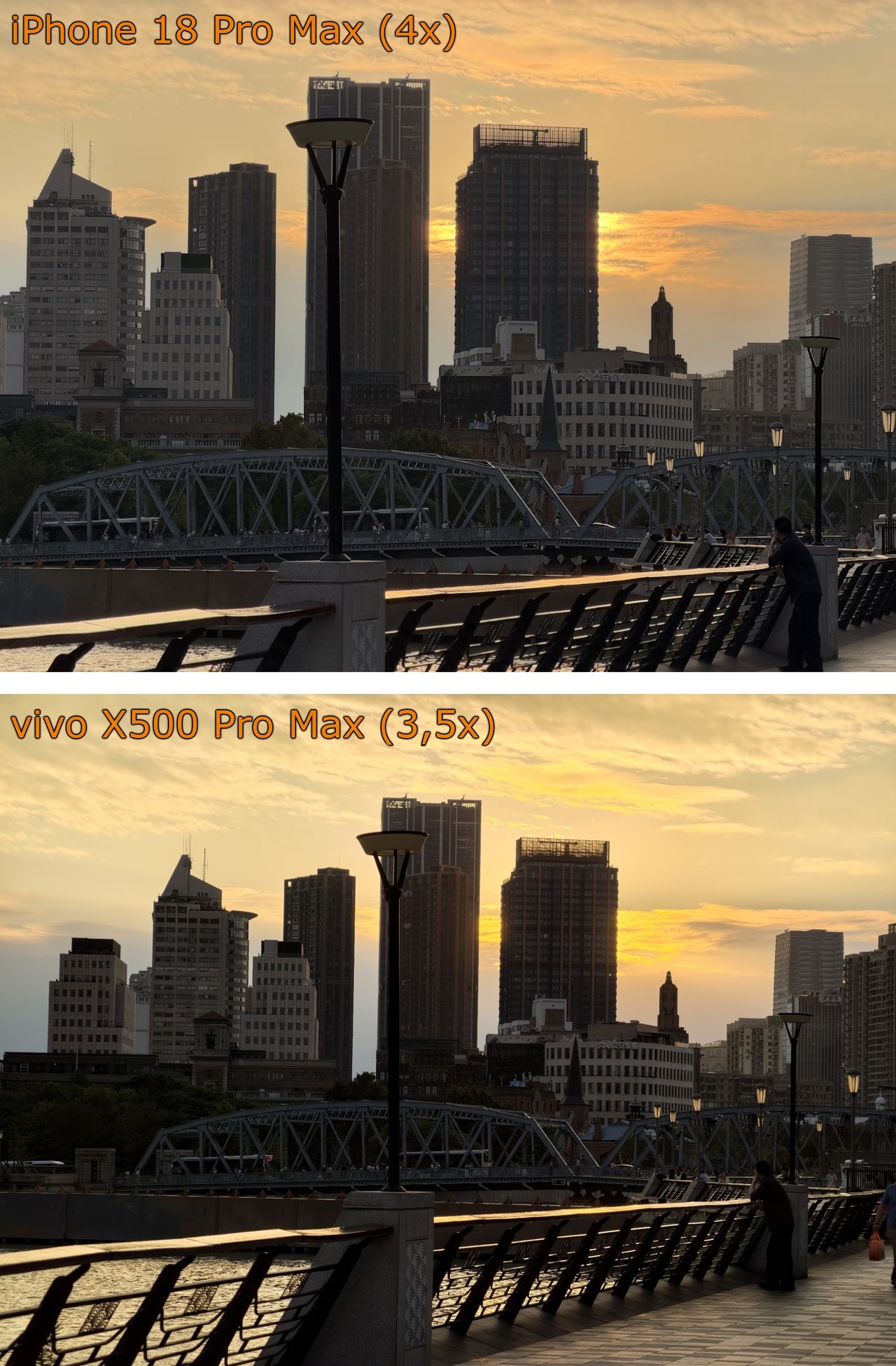 iPhone 18 Pro Max vs vivo X500 Pro Max