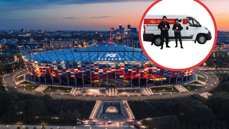 Poczta ochroni Stadion Narodowy. Ochroniarze nie mogą przeklinać 