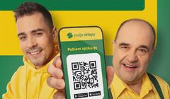Groszek, Euro Sklep i ABC reklamowe jako "moje sklepy". W kampanii Cezary Żak i Rezi