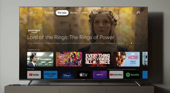 Google TV oferowany przez Mi Box S (2. generacji)