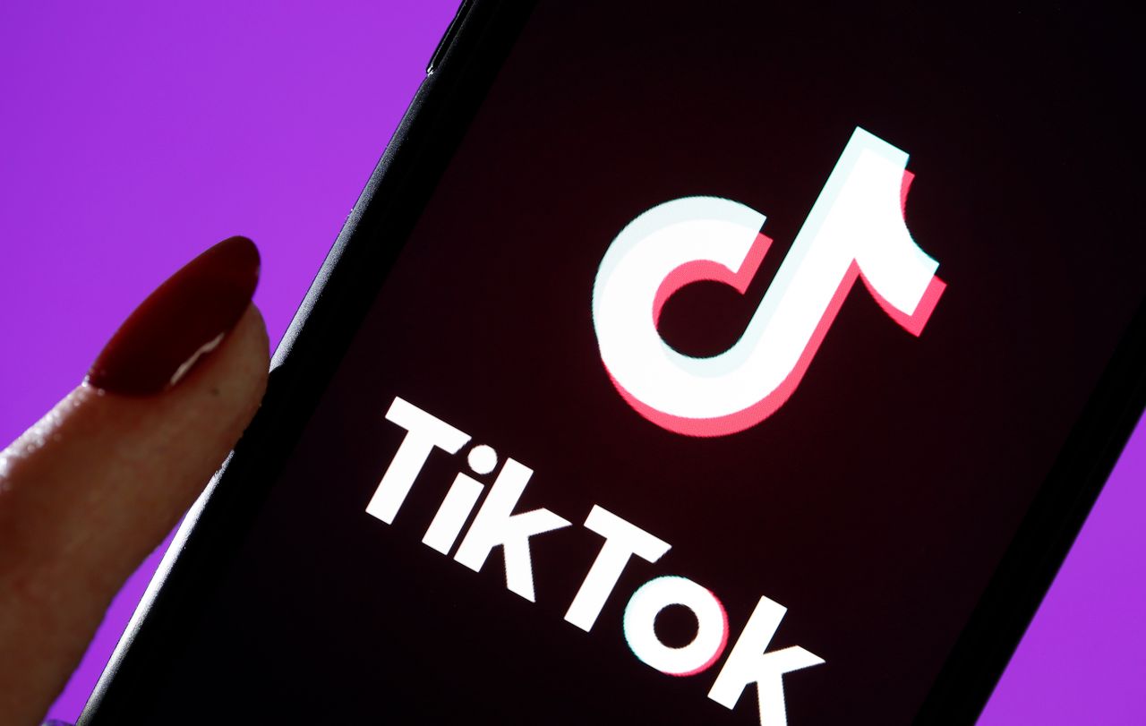 Logo aplikacji TikTok. (Getty Images)