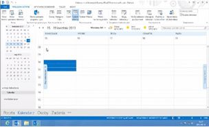 Tworzenie spotkania programu Lync w kalendarzu w programie Outlook