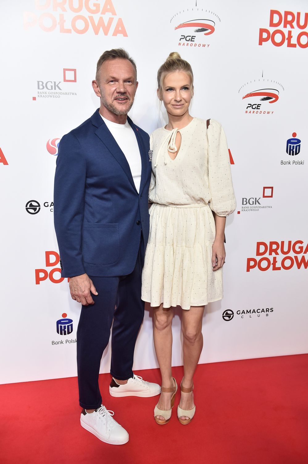 Cezary Pazura i Edyta Pazura - premiera filmu Druga połowa