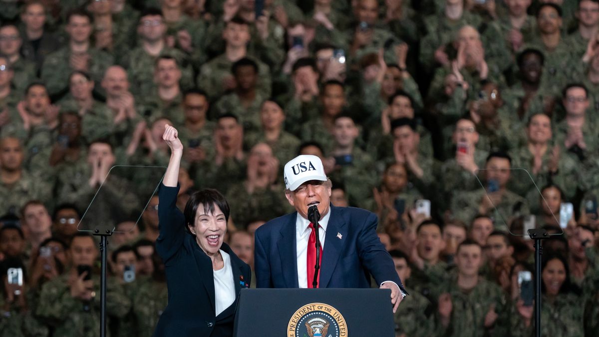 Prezydent USA Donald Trump, któremu towarzyszyła