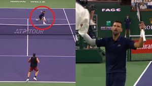 45 sekund magii. Tylko spójrz, co stało się w meczu Djokovicia