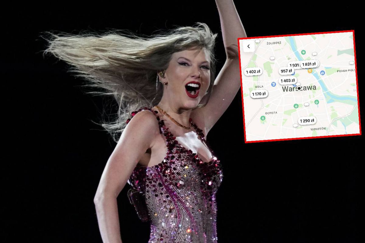 Ceny noclegu w Warszawie wystrzeliły przez koncert Taylor Swift