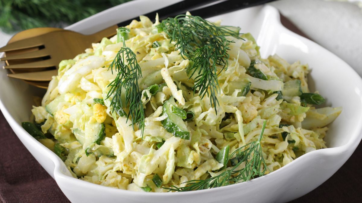 Surówka z kapusty z prostym dodatkiem