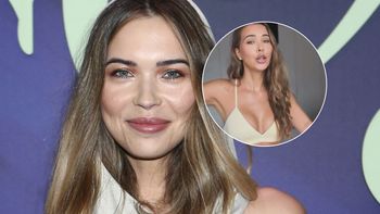 Sandra Kubicka w samym staniku pląsa przed kamerą. Ależ ona ma formę [ZDJĘCIA]