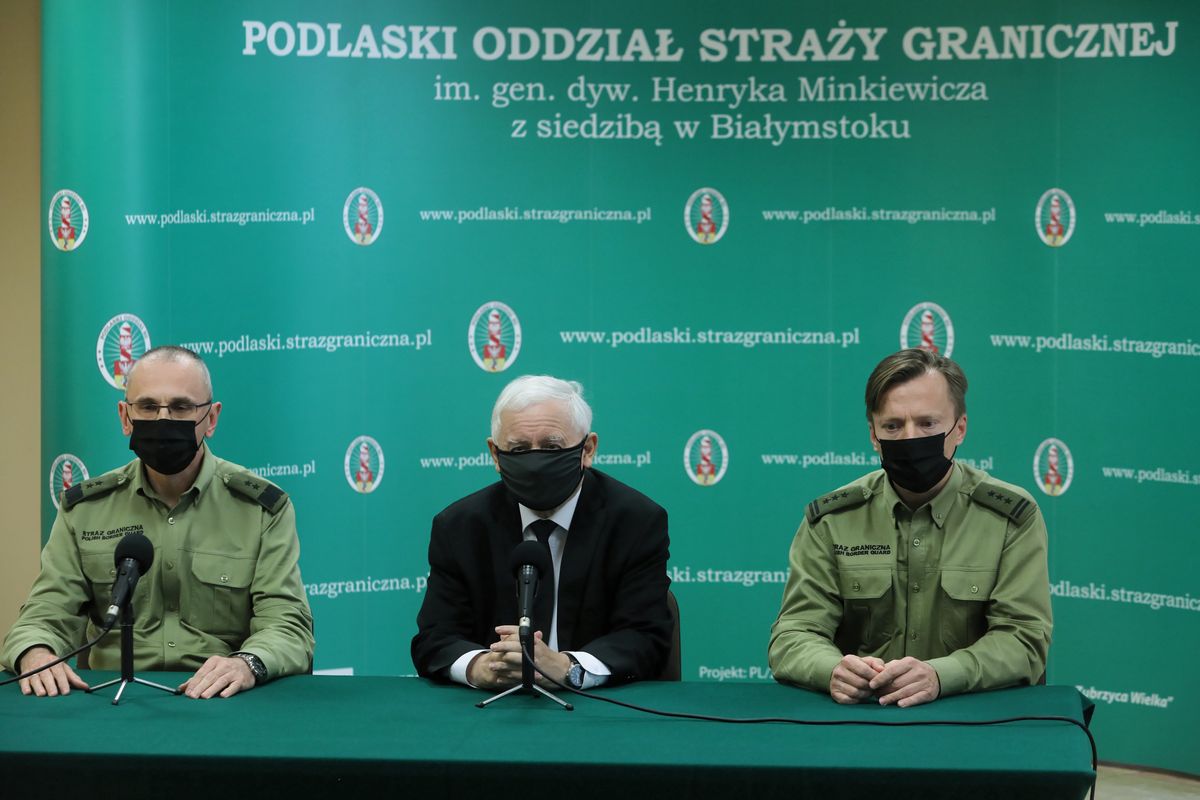 Kryzys na granicy z Białorusią. Jarosław Kaczyński o sytuacji migrantów 
