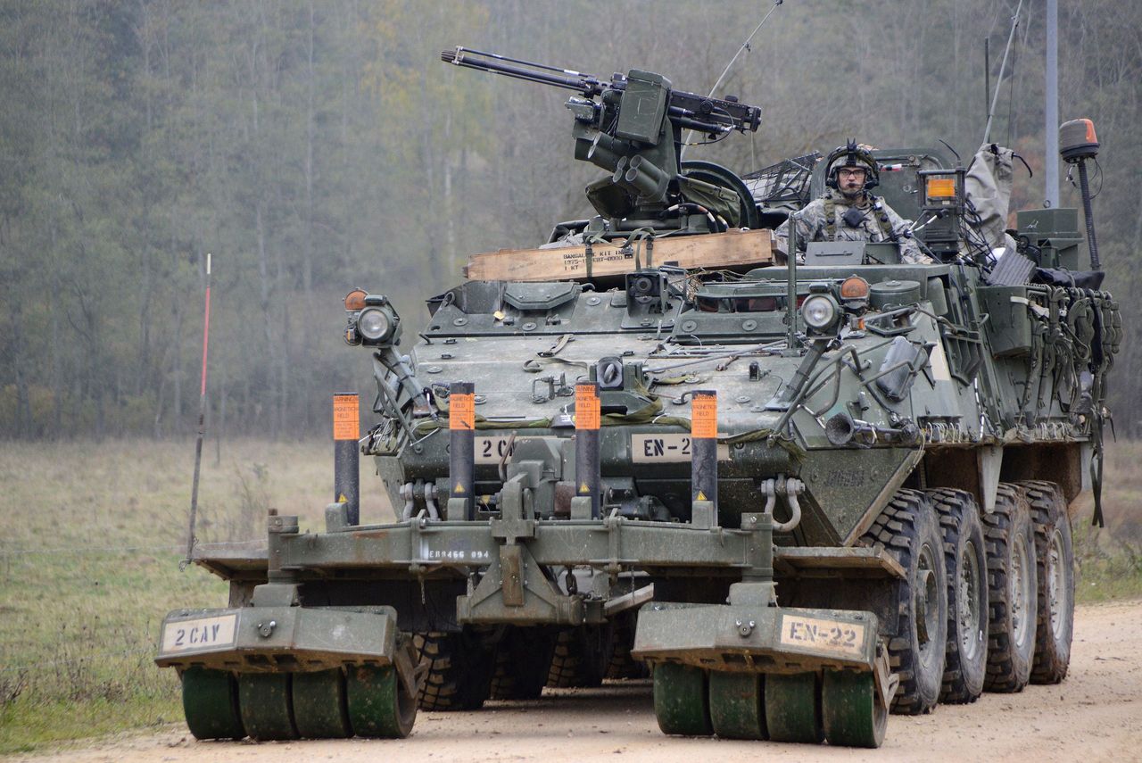 Siły Zbrojne Ukrainy. Trwają próby z pojazdem M1132 Stryker
