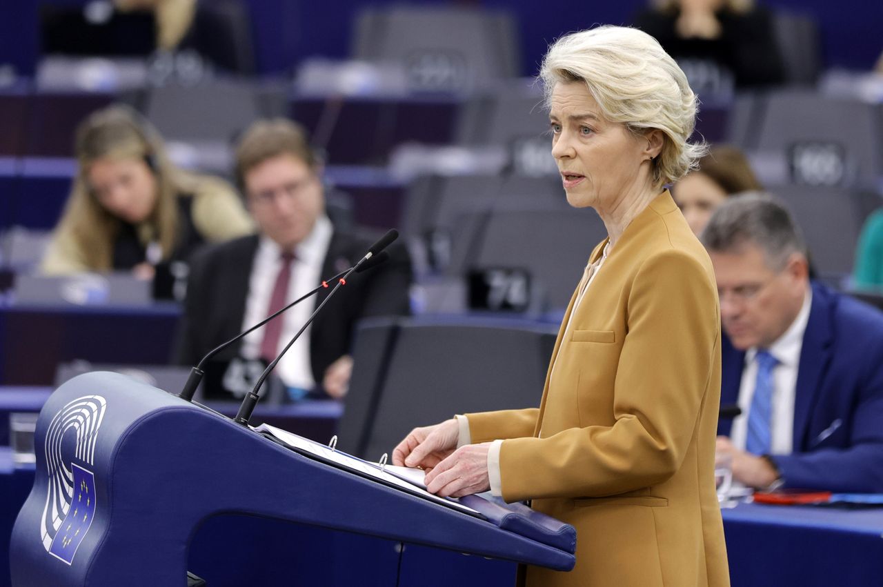 The President of the European Commission Ursula von der Leyen