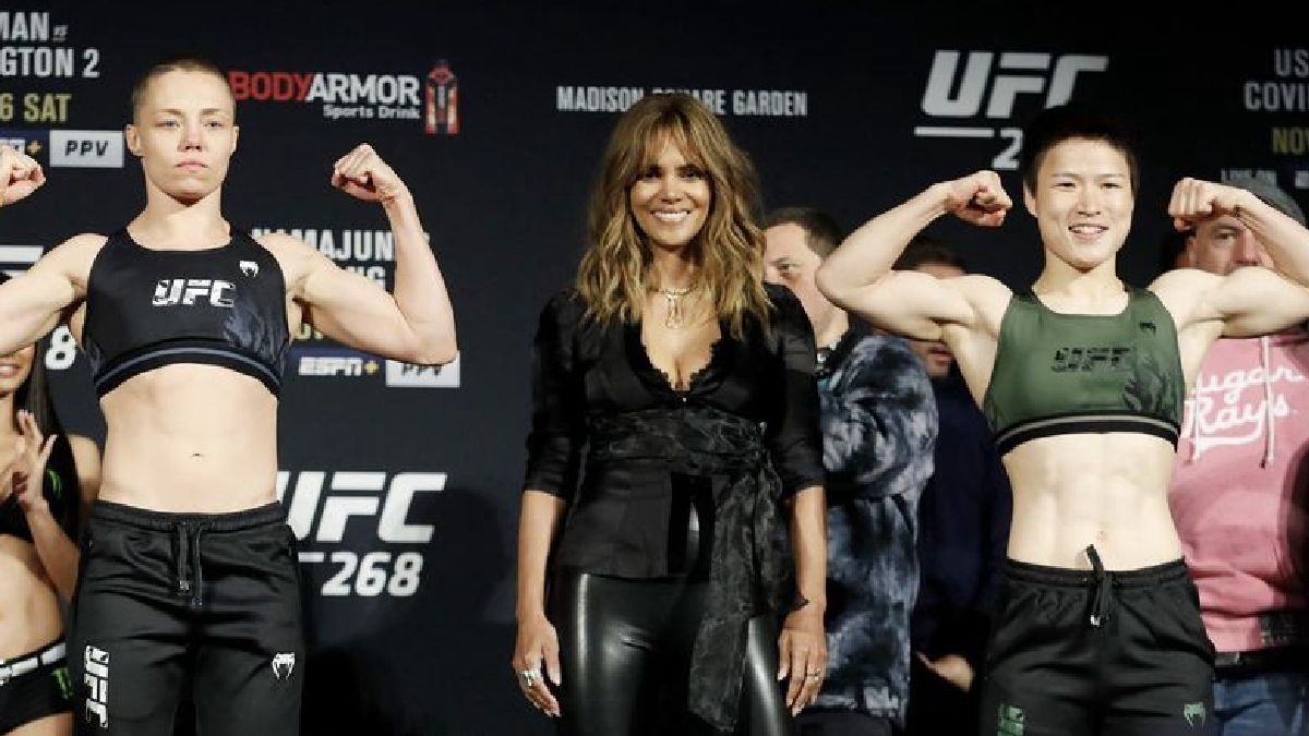 Halle Berry robi show podczas UFC 268