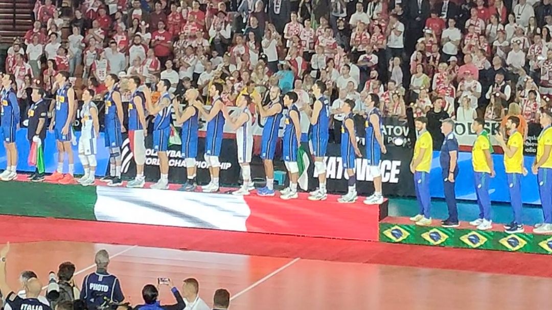 WP SportoweFakty / Arkadiusz Dudziak / Na zdjęciu: Reprezentacja Włoch podczas dekoracji