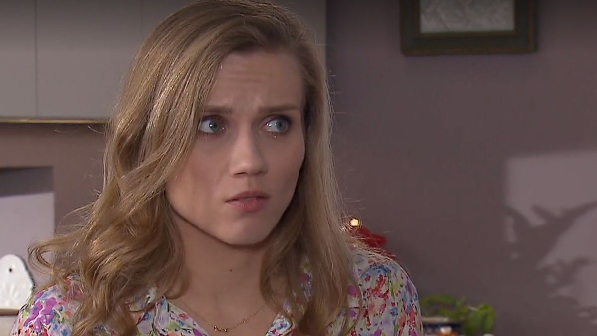 Agnieszka Kaczorowska jako Bożenka w "Klanie"