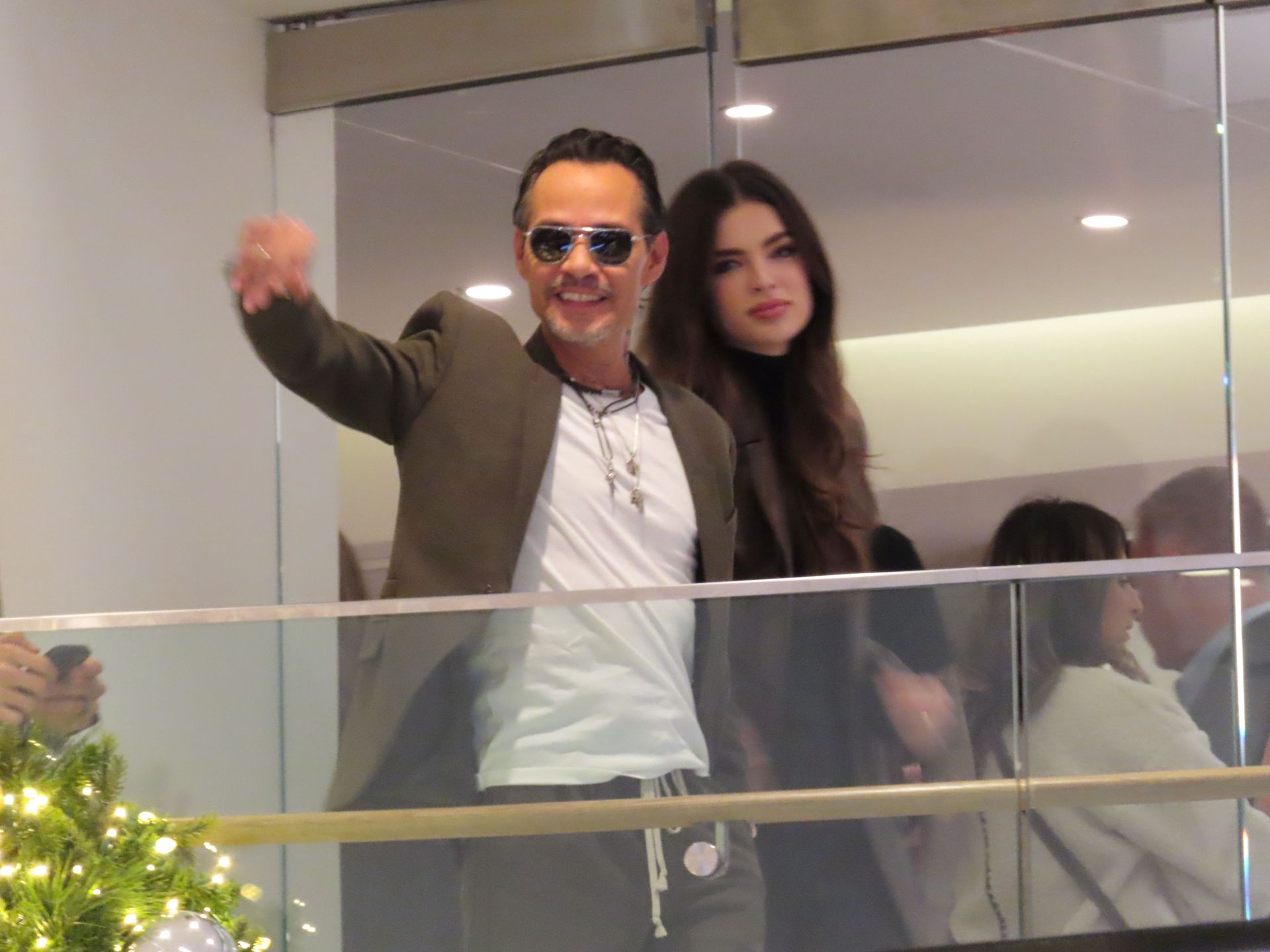 Marc Anthony z żoną 