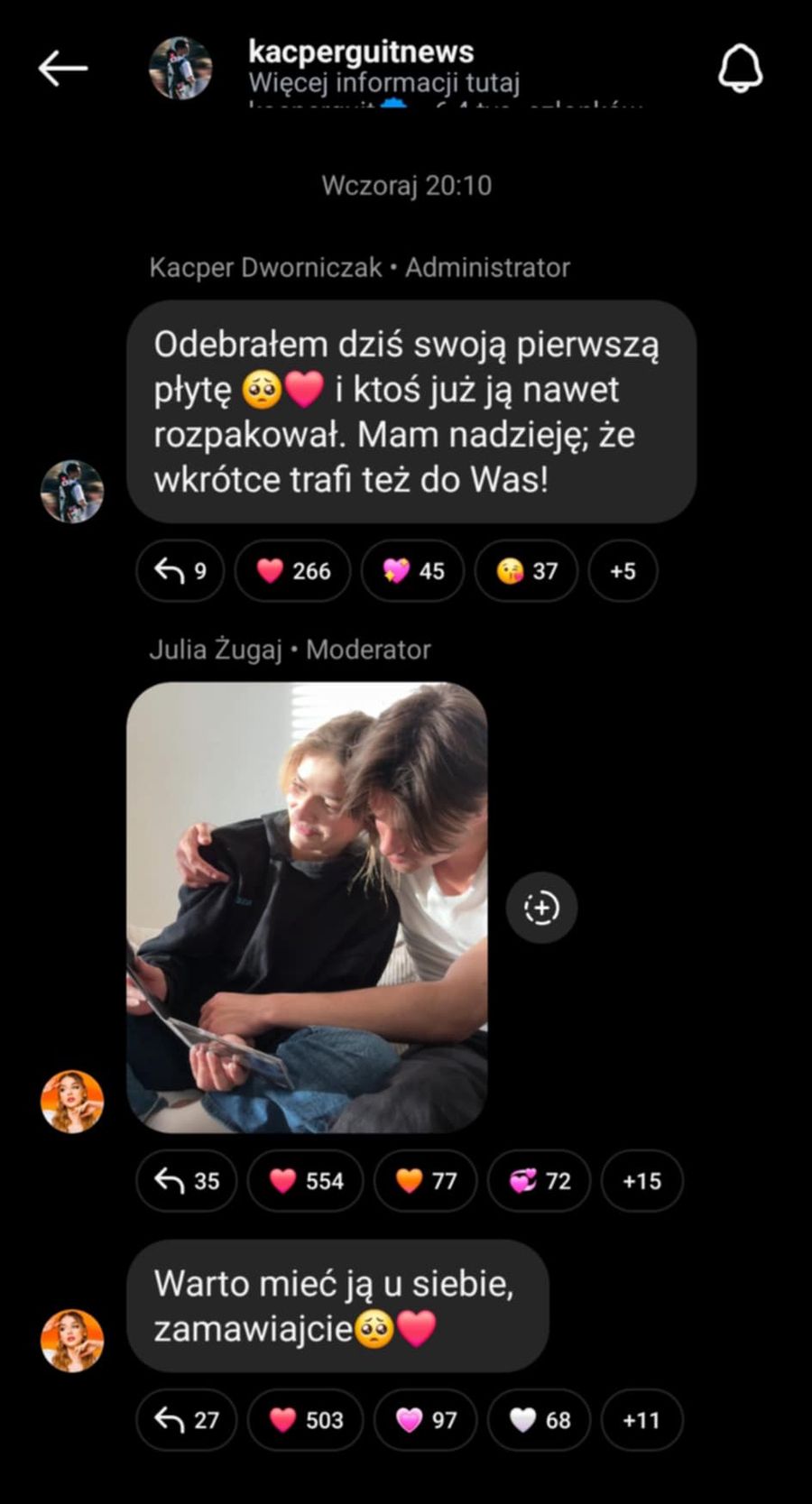 Julia Żugaj wzruszona sukcesem swojego chłopaka. "Jestem dumna"