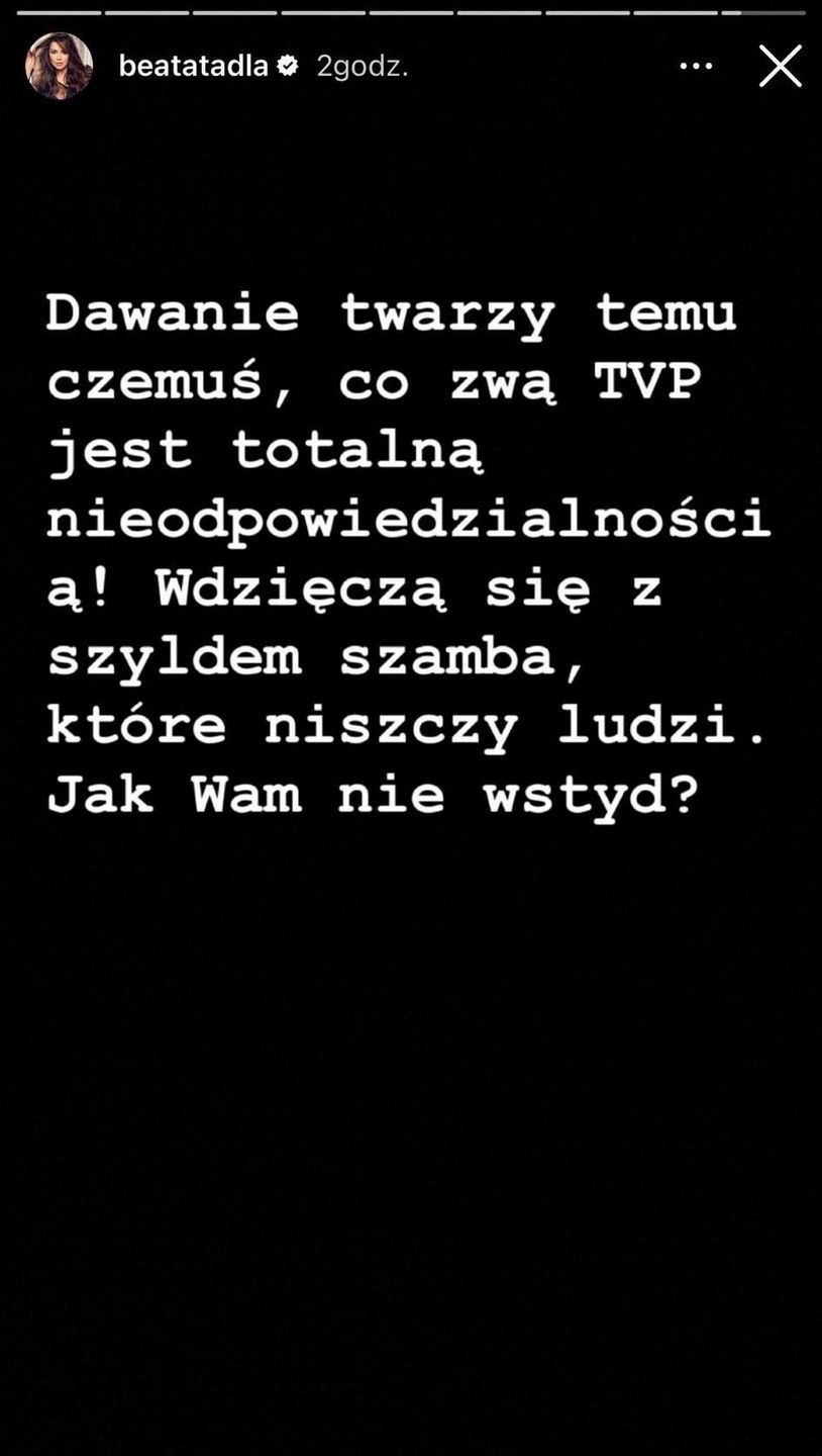 Beata Tadla o 70-leciu TVP