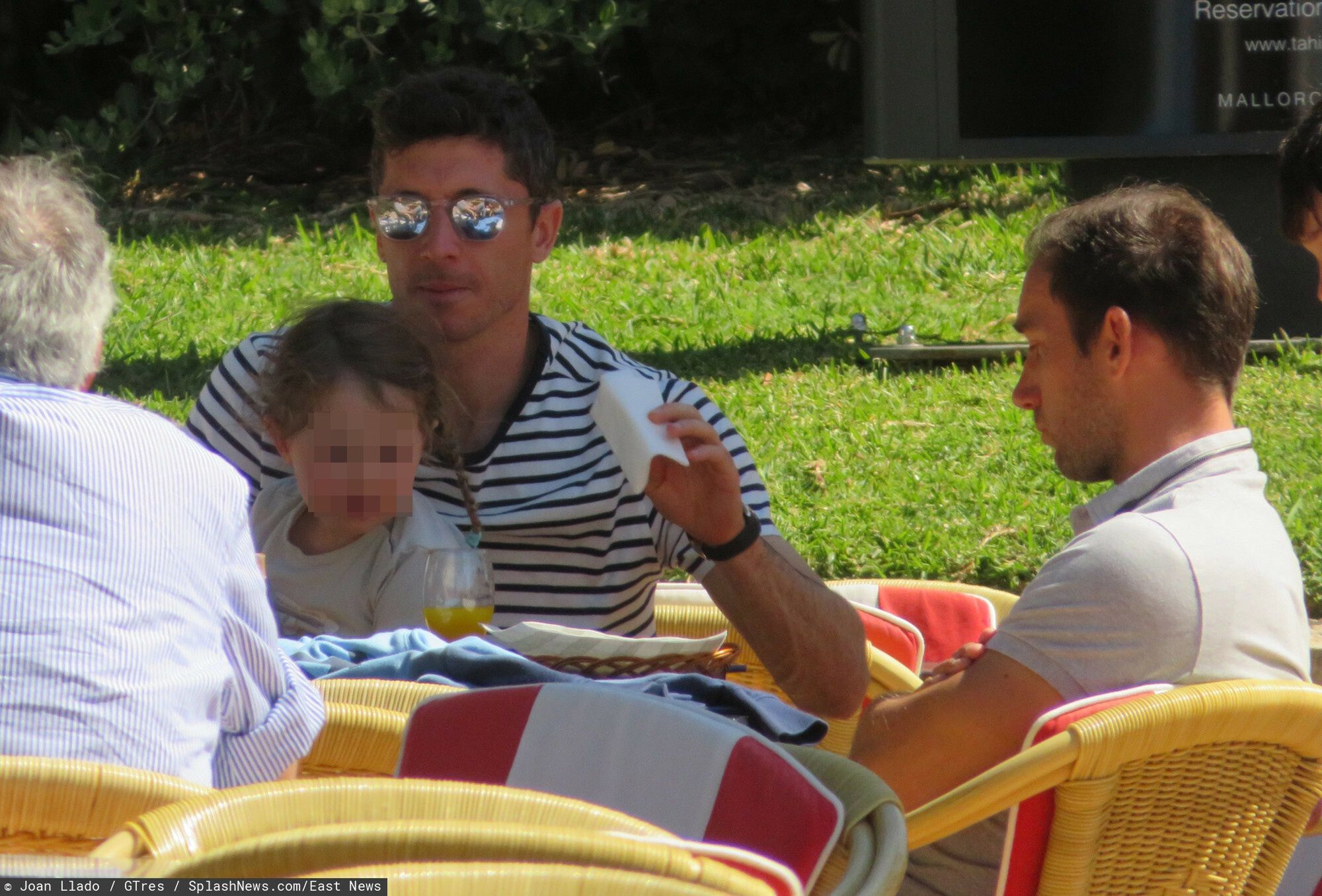 Anna i Robert Lewandowscy na Majroce