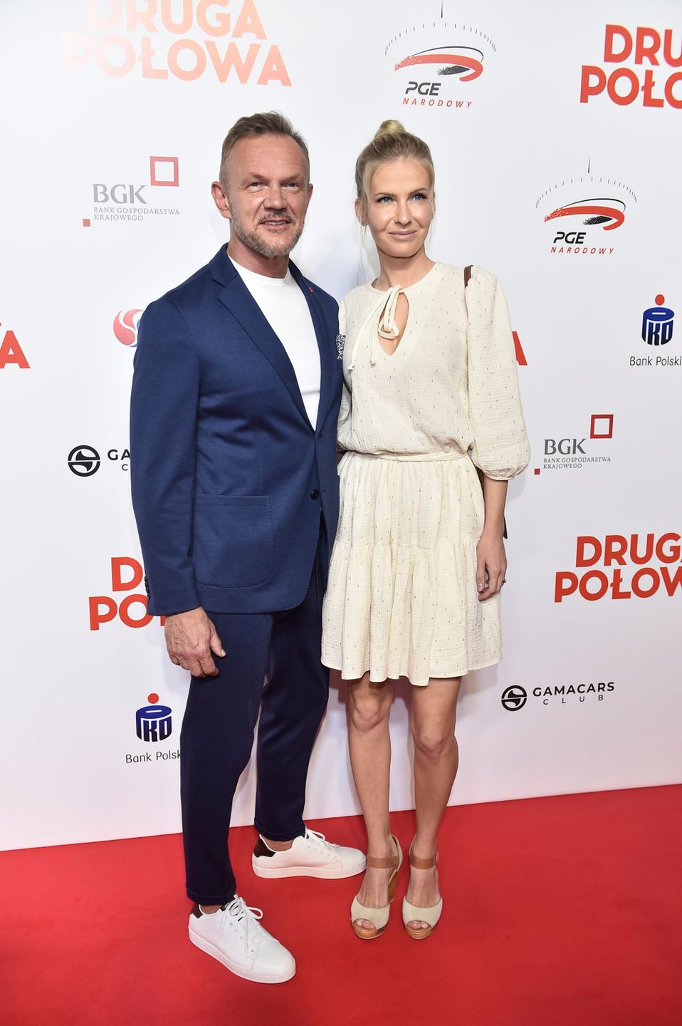 Cezary Pazura i Edyta Pazura - premiera filmu Druga połowa