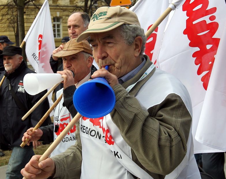 Protest Solidarności pod Sejmem zakończył się