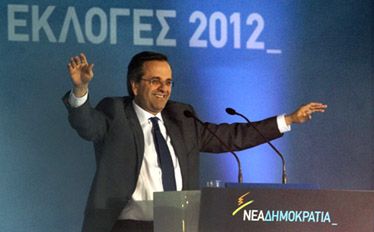 Lider Nowej Demokracji Antoni Samaras