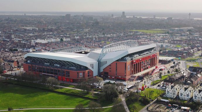 Anglia z góry. Stadiony