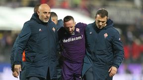 Serie A. Fiorentina - Lecce. Franck Ribery kontuzjowany. Nie dokończył meczu