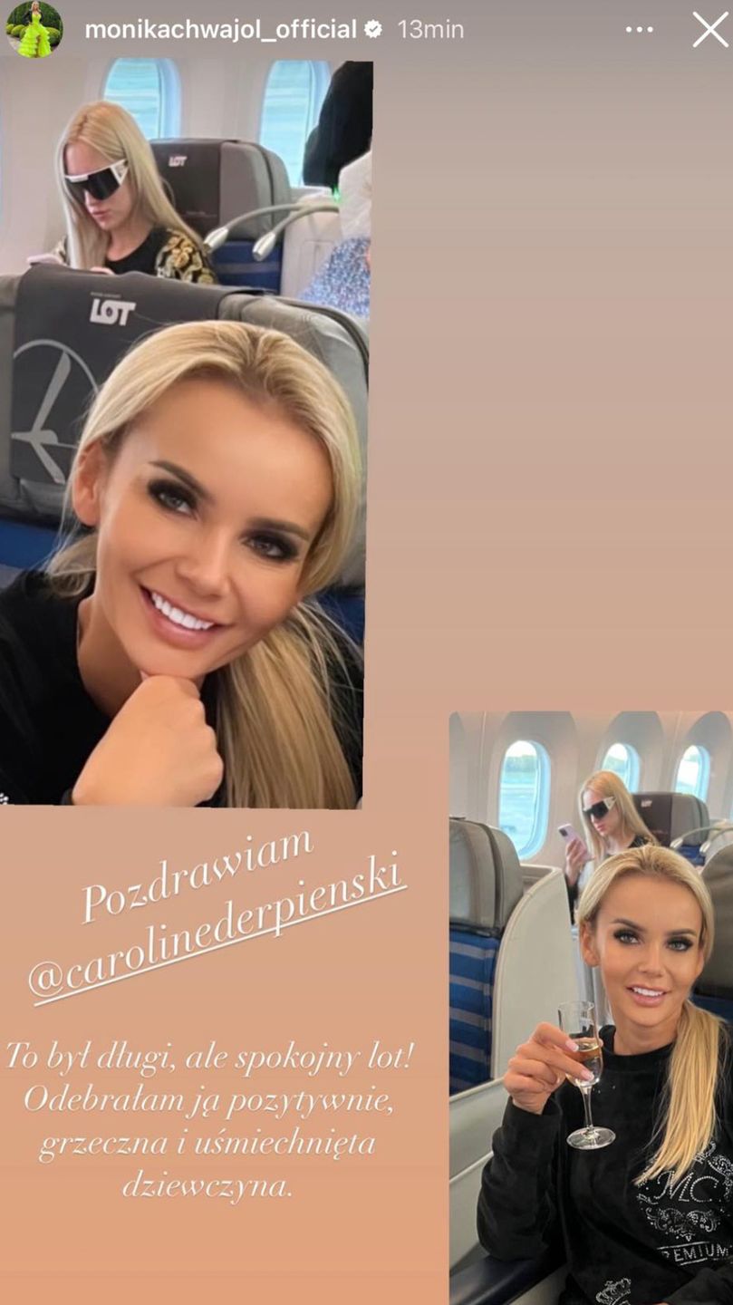 Monika Chwajoł i Caroline Derpieński