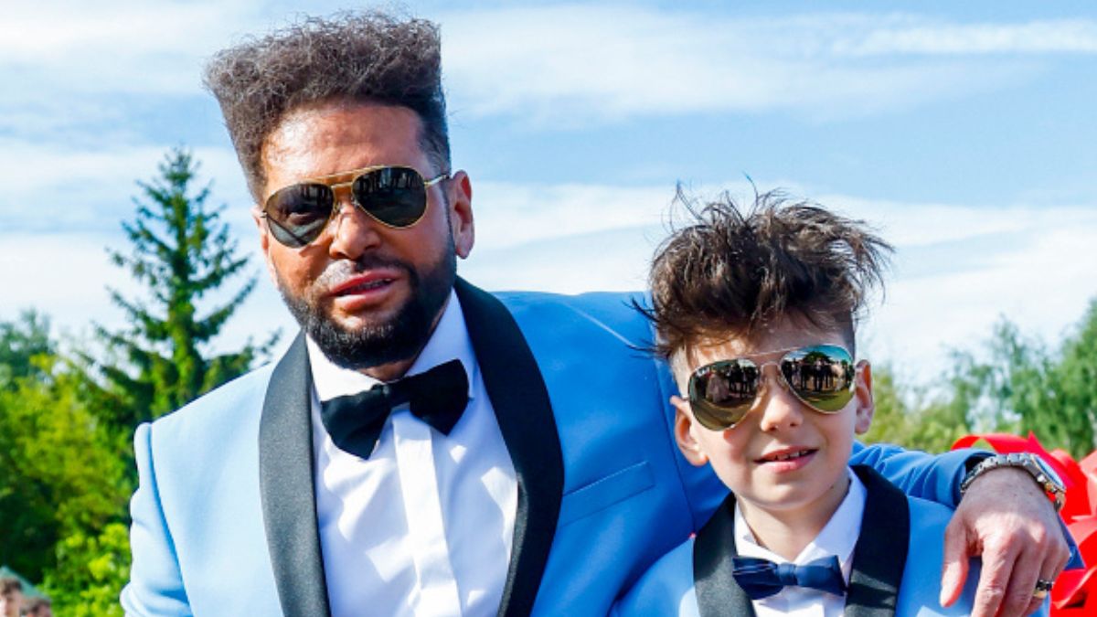 Krzysztof Rutkowski z synem