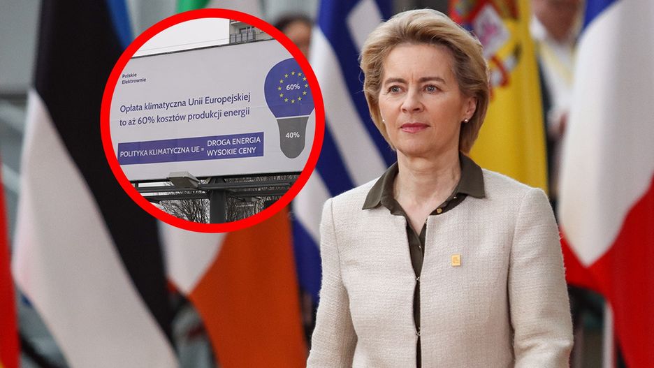 Plakaty krytykujące UE na polskich ulicach. "Utknęliśmy w takiej węglowej pułapce"
