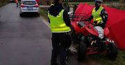 Pomorskie. Tragedia na drodze. 70-latek zginął na quadzie