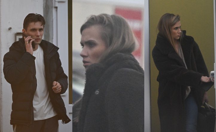 Agnieszka Kaczorowska i Filip Gurłacz po treningu do "TzG"