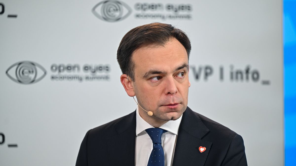 Minister finansów i gospodarki Andrzej Domański