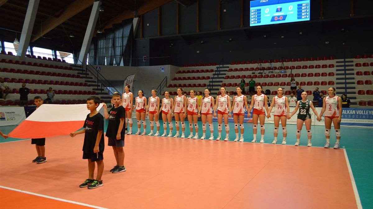 Materiały prasowe / CEV / Na zdjęciu: reprezentacja Polski U-16