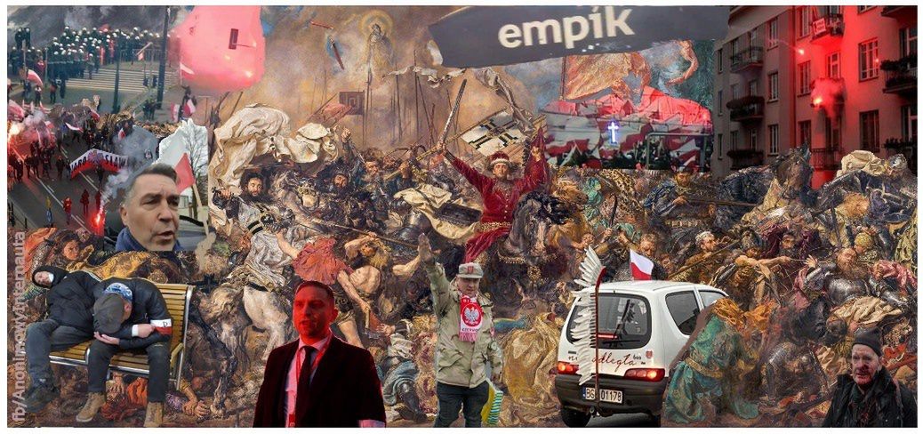 Marsz Niepodległości 2020, "Bitwa pod Empikiem", autor nieznany