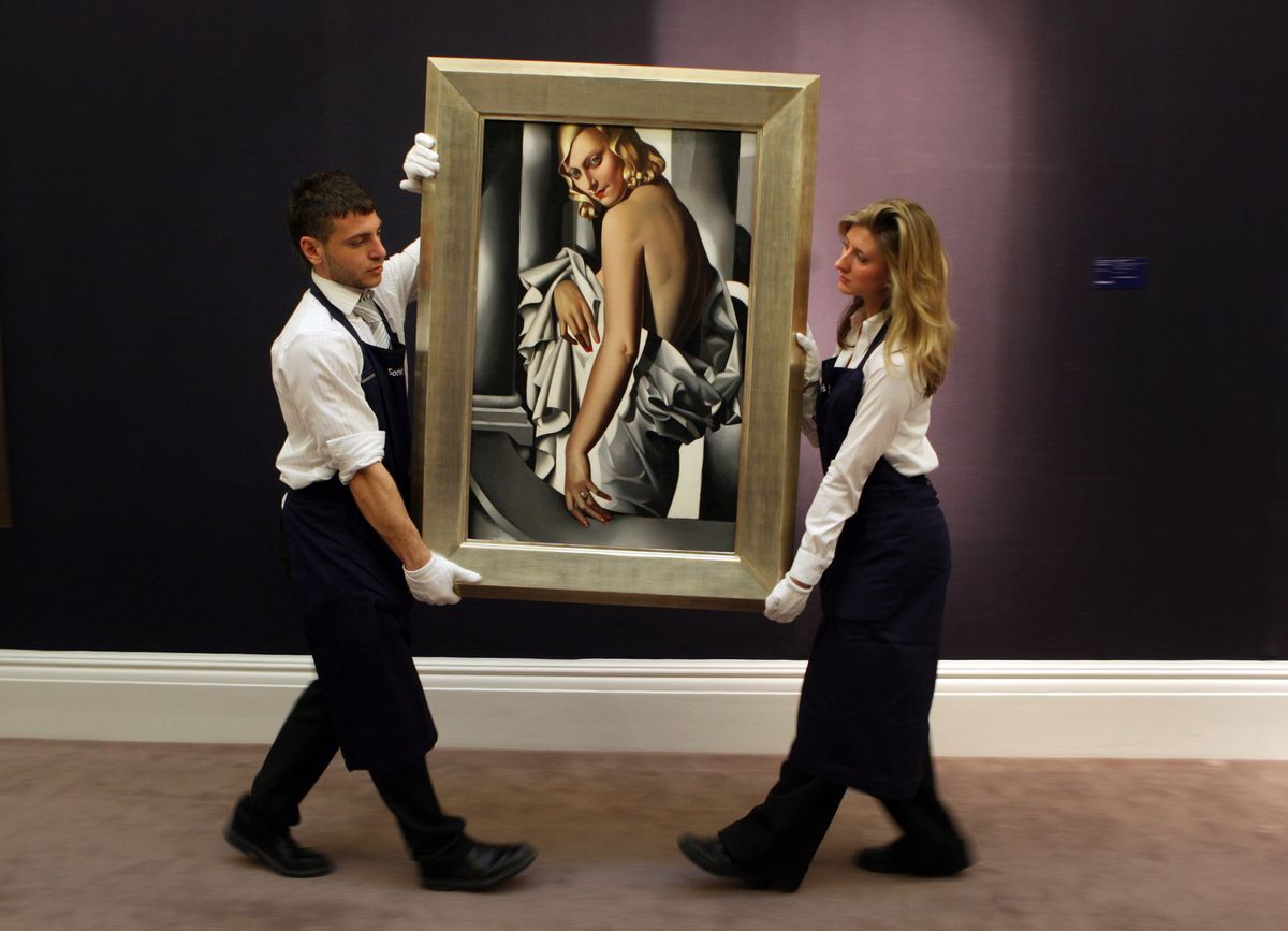 Obraz Tamary Łempickiej pobił rekord. Sprzedano go za miliony