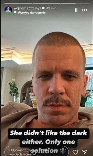 Instastories Wojciech Szczęsny