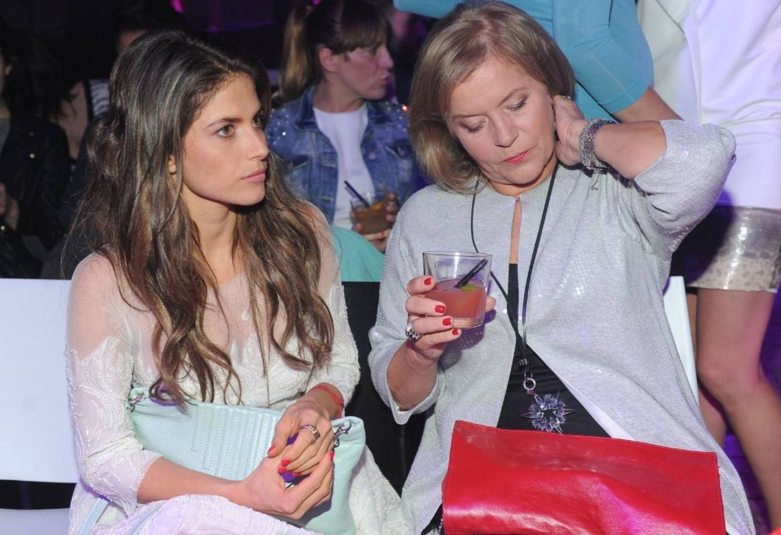 Weronika i Teresa Rosati na evencie branżowym