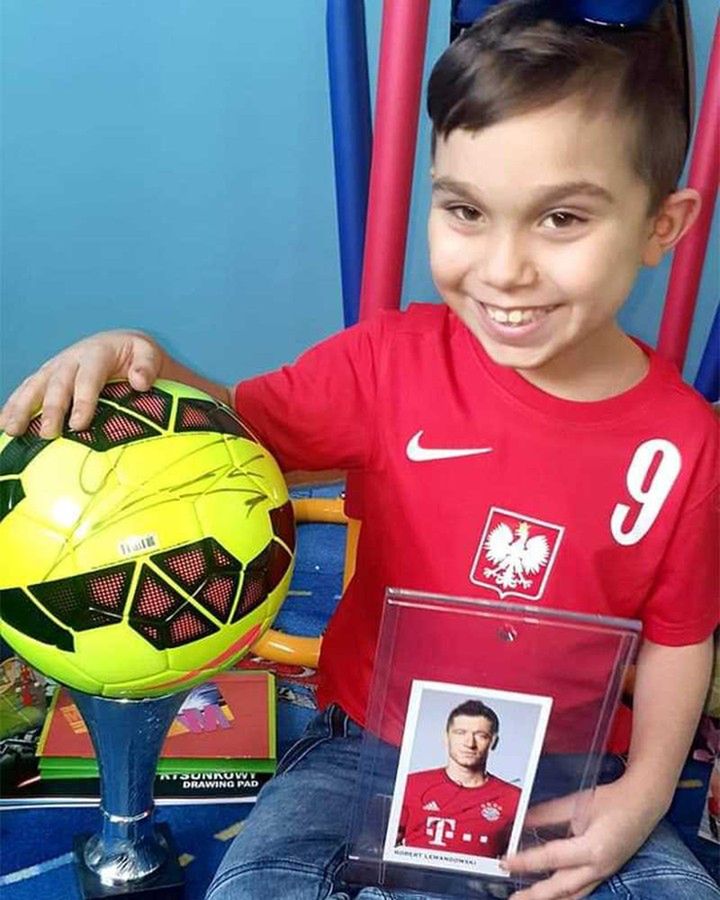 Robert Lewandowski otrzymał list o 9-letniego fana