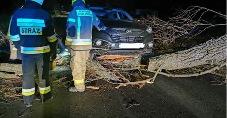 Żywioł mógł zabić. Strażacy pokazali nagranie z akcji