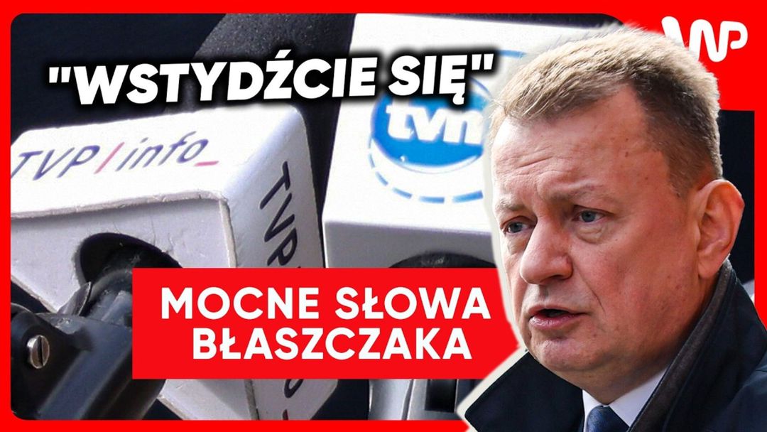 Błaszczak krytykuje TVP: „Wstydźcie się!” – napięcia w PiS