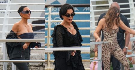 Klan Kardashianów przybywa do Wenecji na ślub Jeffa Bezosa i Lauren Sanchez