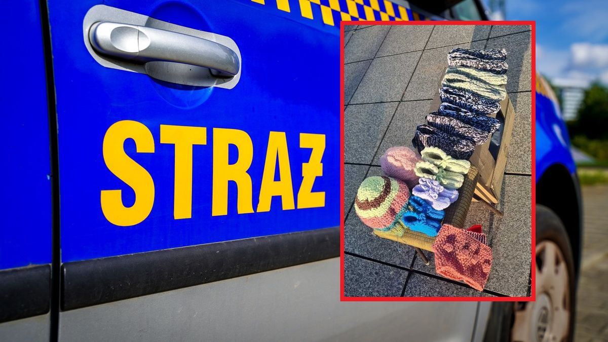 Straż Miejska zatrzymała kobietę sprzedającą czapki