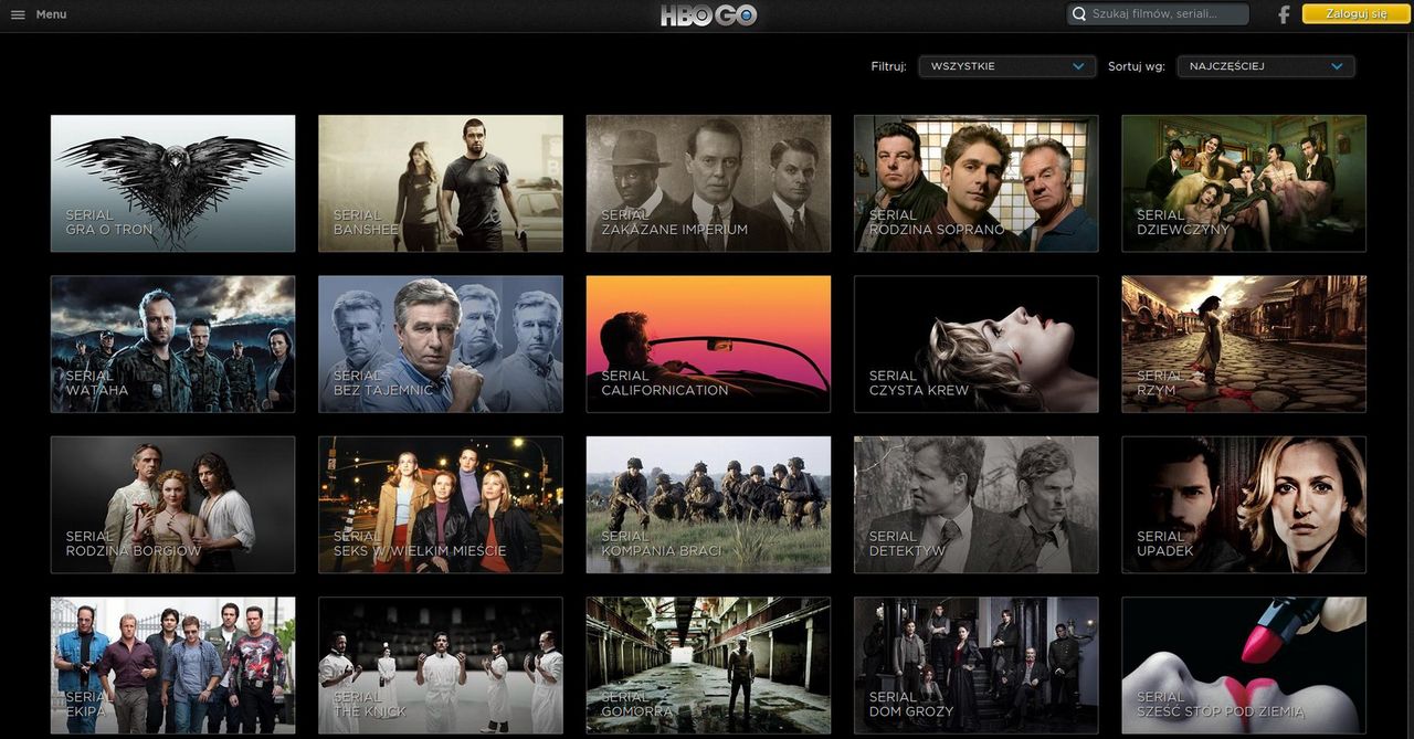 Najlepszych seriali w HBO GO nie brakuje