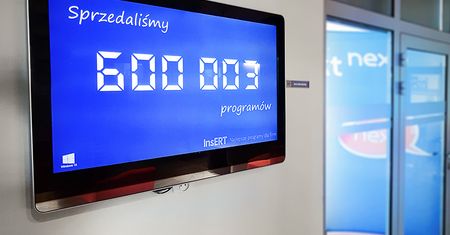 InsERT na rynku radzi sobie świetnie, na liczniku ma już ponad 600 tys. sprzedanych licencji
