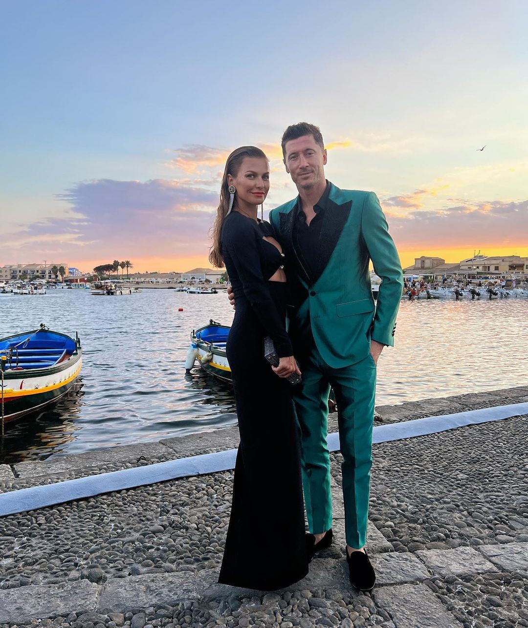 Anna i Robert Lewandowscy podczas ostatniej nocy we Włoszech