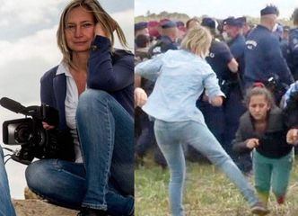 Węgierska reporterka SKAZANA ZA KOPANIE UCHODŹCÓW. Dostała 3 lata dozoru za... chuligaństwo
