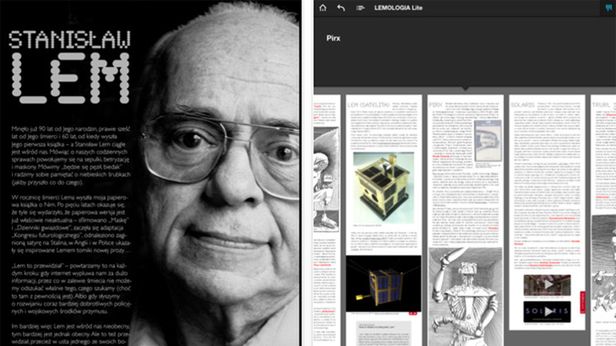 "Lemologia" - pierwsza polska interaktywna książka na iPada 1
